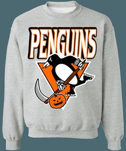 Pittsburgh Penguins Reaper Penguin Halloween Edition NHL Sweatshirt Hoodie T-Shirt - A Must-Have for Hockey Fans