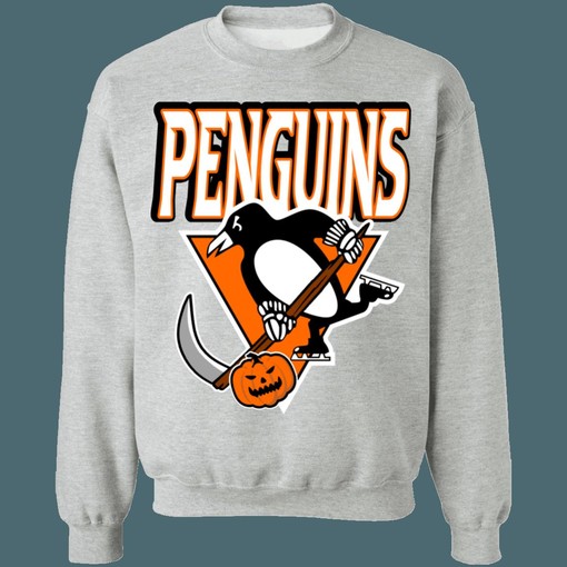 Pittsburgh Penguins Reaper Penguin Halloween Edition NHL Sweatshirt Hoodie T-Shirt - A Must-Have for Hockey Fans