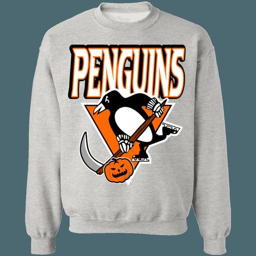 Pittsburgh Penguins Reaper Penguin Halloween Edition NHL Sweatshirt Hoodie T-Shirt - A Must-Have for Hockey Fans - Image 4