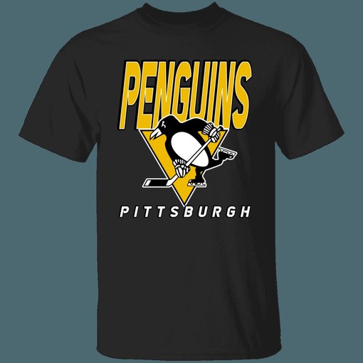 Pittsburgh Penguins Retro NHL T-Shirt Sweatshirt Hoodie - Perfect National Hockey League Shirt for Fans