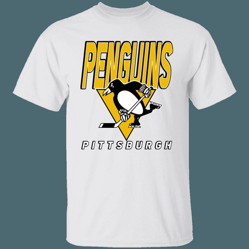 Pittsburgh Penguins Retro NHL T-Shirt Sweatshirt Hoodie - Perfect National Hockey League Shirt for Fans - Image 2