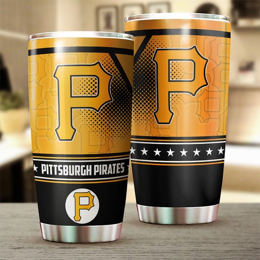 Pittsburgh Pirates Awesome Design Personalized Tumbler - Sports Tumbler 20oz - Image 2