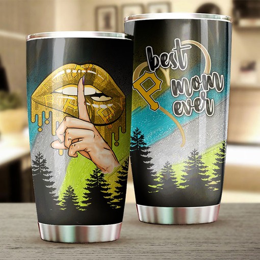 Pittsburgh Pirates MLB Tumbler - The Strongest Best Mom Ever Gift for Baseball-loving Moms with Custom MLB Logo
