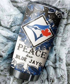 Pittsburgh Pirates Peace Love MLB Tumbler for a Peaceful Game Night with Personalized Design