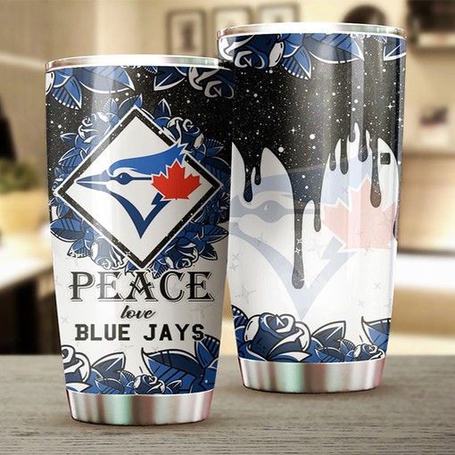 Pittsburgh Pirates Peace Love MLB Tumbler for a Peaceful Game Night with Personalized Design - Image 2