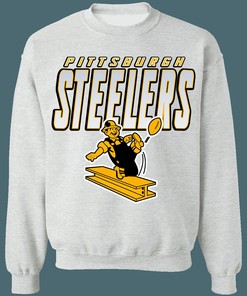 Pittsburgh Steelers 1960's Vintage NFL Football Sweatshirt Hoodie for Fans