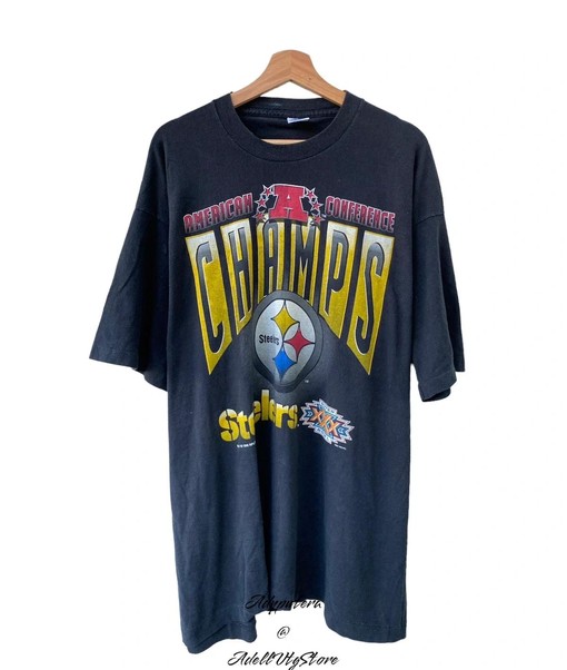 Pittsburgh Steelers 90s Vintage Style NFL Superbowl 1995 Sweatshirt T-shirt - Ideal Gift for NFL Fans