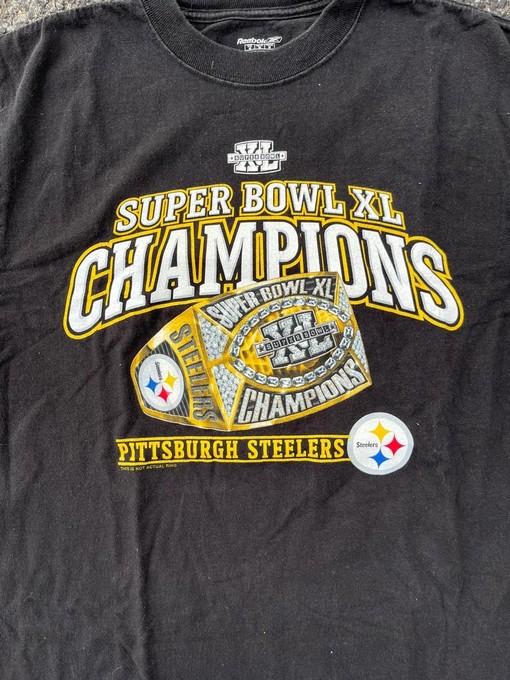 Pittsburgh Steelers Championship Ring Vintage Sweatshirt T-Shirt - NFL Fan Apparel Idea - Image 2