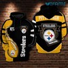 Pittsburgh Steelers Football Yellow Logo 3D Hoodie with All-Over Prints and Graphics for NFL Fans