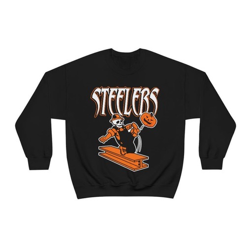 Pittsburgh Steelers HALLOWEEN Retro NFL Crewneck Hoodie Shirt for Fans