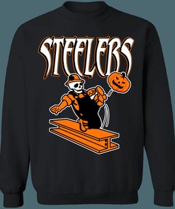 Pittsburgh Steelers HALLOWEEN Retro NFL Football Sweatshirt Hoodie for Fans