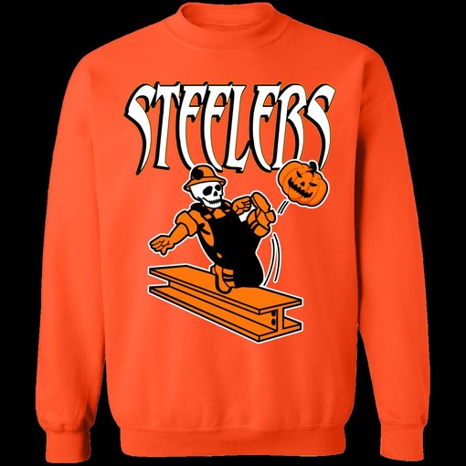 Pittsburgh Steelers HALLOWEEN Retro NFL Football Sweatshirt Hoodie for Fans - Image 2