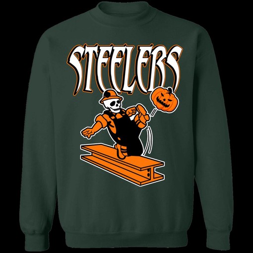 Pittsburgh Steelers HALLOWEEN Retro NFL Football Sweatshirt Hoodie for Fans - Image 3