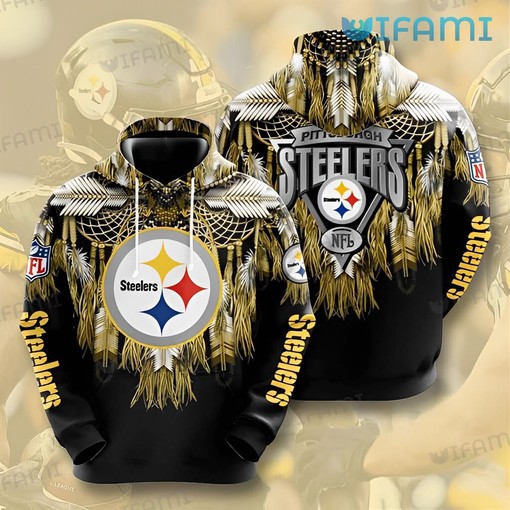 Pittsburgh Steelers Native American Logo 3D Hoodie with Custom Prints for Fans