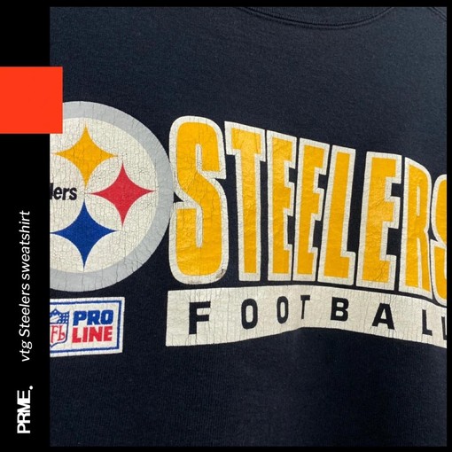 Pittsburgh Steelers Starter 90s Vintage Sweatshirt T-shirt - Ideal Gift for Retro NCAA Shirts & NFL Fans - Image 2