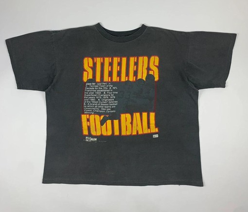 Pittsburgh Steelers Vintage Style 90s NFL Sweatshirt T-shirt - Ideal Gift for Fans - American University Shirt