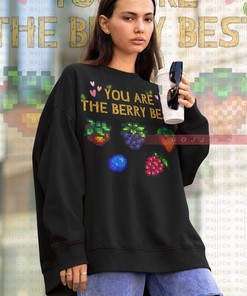 Pixel 8-Bit Farming Game Sweatshirt, Stardw Valley Vintage Game Tee