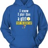 Play Like A Girl Soccer Team Kansas Jayhawks Hoodie - NCAA Shirts for Women
