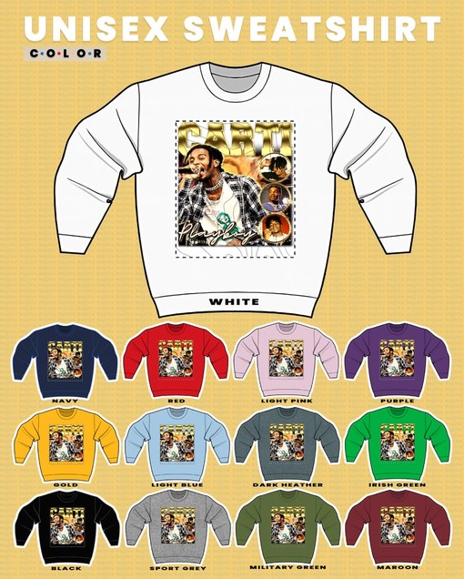 Playboi Carti Homage Sweatshirt, Rapper Hiphop Sweater, Vintage Movie Shirts, Movie Fans Gifts for Men - Image 3