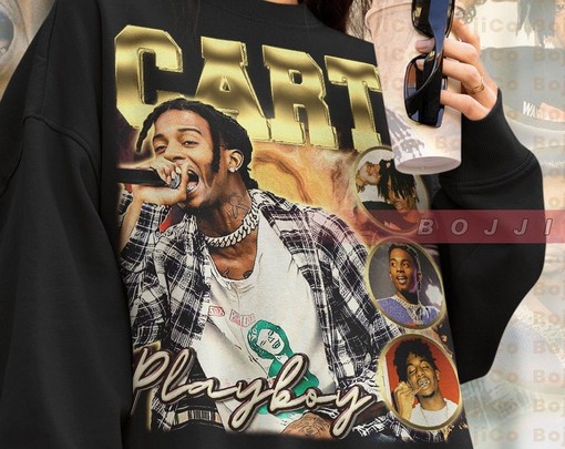 Playboi Carti Homage Sweatshirt, Rapper Hiphop Sweater, Vintage Movie Shirts, Movie Fans Gifts for Men - Image 4