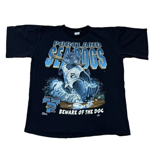 Portland Sea Dogs Vintage Graphic T-Shirt Sweatshirt Pullover Hoodie Gift For Fans