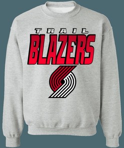 Portland Trail Blazers NBA Graphic Sweatshirt Hoodie - Retro Style Fan Gear