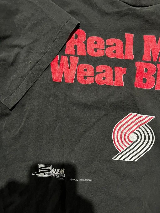Portland Trailblazers 1990 Vintage Style Apparel for Fans - Image 2