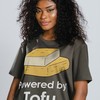 Powered by Tofu Funny Unisex Shirt, Tofu Shirts, Team Herbivore T-Shirt, Vegan Shirt, Vegetarian Tee Movie Fans Gifts