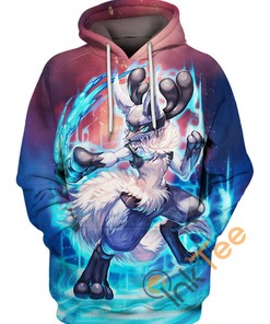 Powerful Lucario Pokemon - 3D All Over Print Hoodie with Striking Design