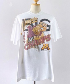 Preferred Vintage 90S University Of Minnesota Gophers Golden Final Four T-Shirt, Quality Sports College Student