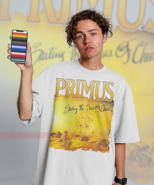 Primus Sailing The Sea Of Cheese Shirt - American Rock Band Fan Tee for Men - Image 3