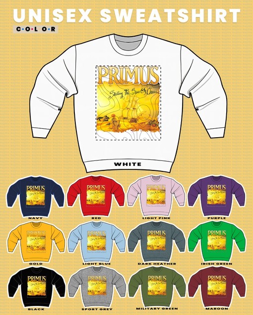 Primus Sailing the Sea of Cheese Sweatshirt, American Band Shirt, Primus Clothing, Retro Rock Music Fan Merchandise - Image 3