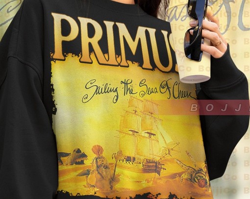 Primus Sailing the Sea of Cheese Sweatshirt, American Band Shirt, Primus Clothing, Retro Rock Music Fan Merchandise - Image 4