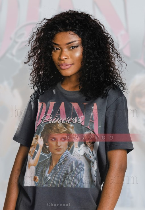 Princess Diana Retro 90s Fan Shirt for Women - Tribute to Princess of Wales