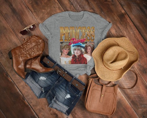 Princess Diana T-Shirt for Men - Retro Style Fan Tee with British Royalty Quote - Image 3