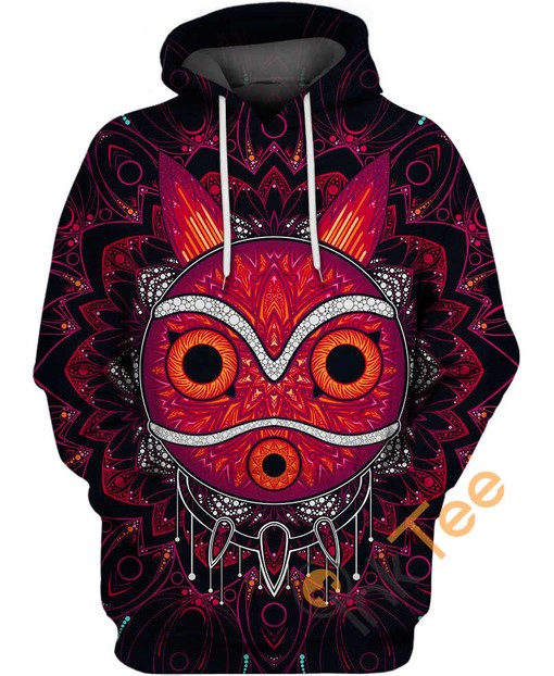 Princess Mononoke Mandala Mask All Over Print 3D Hoodie