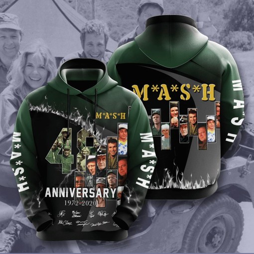 Printful All Over Print M*A*S*H 3D Hoodie with Stunning Design