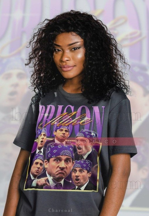 Prison Mike The Office Vintage Tee - Classic Fan Shirt with Michael Scott Quote
