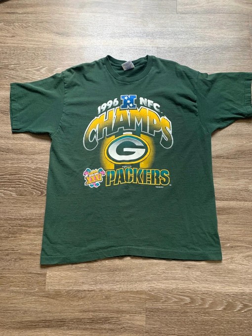 Pro Player Green Bay Packers NFC Champs Sweatshirt T-shirt - Vintage Style Retro NFL Shirts