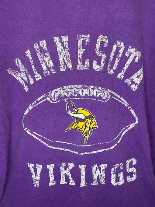 Pro Player Minnesota Vikings Graphic Sweatshirt T-shirt - Vintage Style NFL Football Teams Gifts for Fans - Image 2