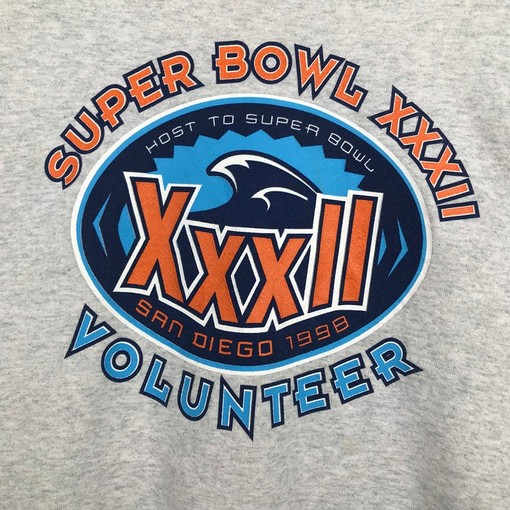 Pro Player San Diego Super Bowl Volunteer Vintage Style Crew Neck Sweatshirt Sweater Pullover - Image 2
