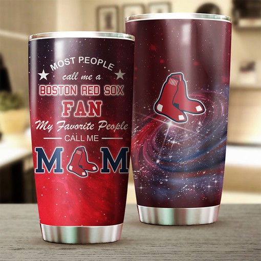 Proud Baseball Moms with MLB Logo - Boston Red Sox MLB Tumbler with Personalized Design and Sports Tumbler 20oz for Fans