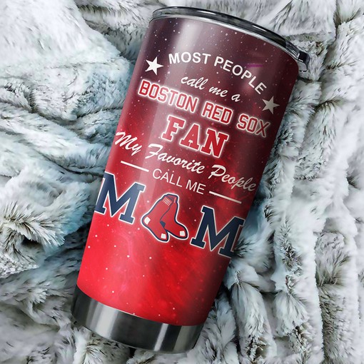 Proud Baseball Moms with MLB Logo - Boston Red Sox MLB Tumbler with Personalized Design and Sports Tumbler 20oz for Fans - Image 2