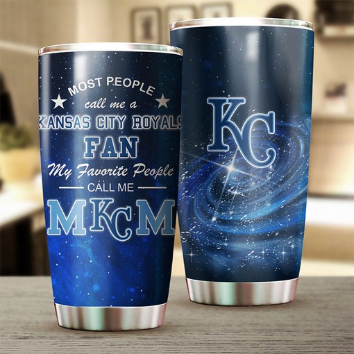 Proud Baseball Moms with MLB Logo - Kansas City Royals MLB Tumbler with Personalized Design and Sports Tumbler 20oz - Image 2