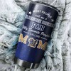 Proud Baseball Moms with MLB Logo - Milwaukee Brewers MLB Tumbler with Personalized Design and Custom MLB Logo