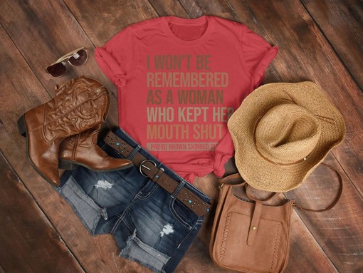 Proud Brown Skinned Girl Unisex Shirt, Melanin Queen Shades T-Shirt, Melanin Poppin Shirt, Girl Power Tee - Image 4