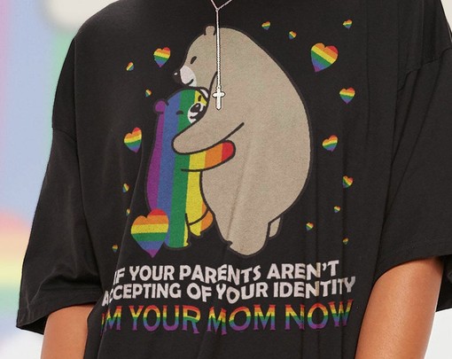 Proud Parent Shirt - Movie Shirts for Women for PRIDE Months and Love Symbol - Image 2