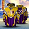 Proudly Show Your Team Spirit with Lsu Tigers Football 3D Hoodie