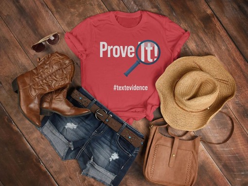 Prove It Unisex T-Shirt, Evidence Based Shirt, Research Tee, Back To School Gift, Text Evidence Shirt, Movie Fans Gifts - Image 3