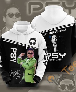 Psy USA Custom All Over Print Hoodie in 3D for Music Lovers